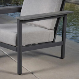 Xample Sunvilla Citadel 4 Piece Patio Seating Set Aluminium Outdoor Sofa Armchairs Table Cushions Cover Garden Furniture Set - thumbnail 5