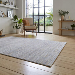 Blue Pink Plain 8mm Thick Stain-Resistant Rug For Bedroom, Dining Room, Easy To Clean Modern Area Rug-120Cm X 170Cm - thumbnail 2