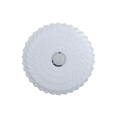 Luminosa Lighting Luminosa Arni 38Cm Outdoor Decorative Flush White 4000K Neutral White - image 1