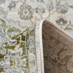 Loomed Green Traditional Floral Medallion Bedroom Living Area Rug 160X230Cm - thumbnail 6