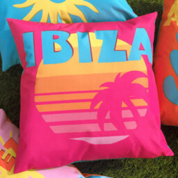 Furn. Ibiza Printed Uv & Water Resistant Outdoor Polyester Filled Cushion - thumbnail 4