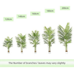 Artificial Palm Tree W/plastic Planter And Artificial Moss For House Office 140Cm - thumbnail 2