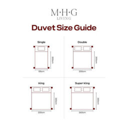 MHG Living 13.5 Tog Winter Duvet - Hypoallergenic Stripe Microfibre, Soft, Breathable & Machine Washable - King - thumbnail 9