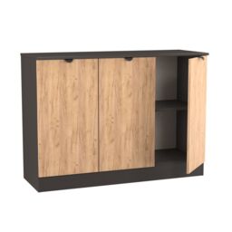 Varese Ready Assembled Matt Graphite Sideboard (H)785mm (W)1091mm (D)400mm - thumbnail 6