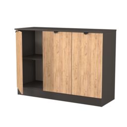Varese Ready Assembled Matt Graphite Sideboard (H)785mm (W)1091mm (D)400mm - thumbnail 5