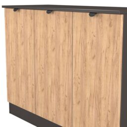 Varese Ready Assembled Matt Graphite Sideboard (H)785mm (W)1091mm (D)400mm - thumbnail 7
