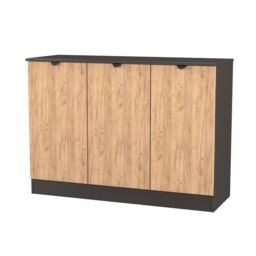 Varese Ready Assembled Matt Graphite Sideboard (H)785mm (W)1091mm (D)400mm - thumbnail 3