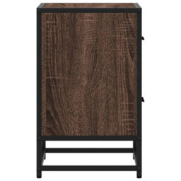 Berkfield Bedside Cabinets 2 Pcs Brown Oak 40X31X50 Cm Engineered Wood - thumbnail 7