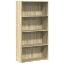 Berkfield Bookcase Sonoma Oak 80X30X152 Cm Engineered Wood - thumbnail 2
