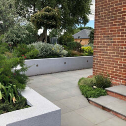 London Stone Steel Grey 20mm Porcelain Paving Slabs 600X600 Pack Of 14 (5.04M2) - thumbnail 3