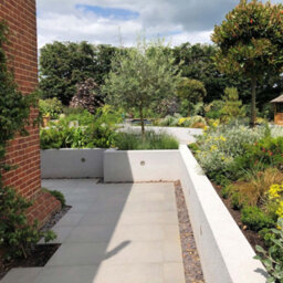 London Stone Steel Grey 20mm Porcelain Paving Slabs 600X600 Pack Of 14 (5.04M2) - thumbnail 2