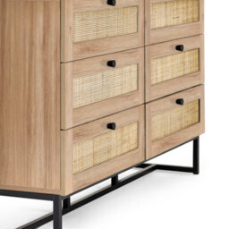 Oakham Premium Trelawny 6 Drawer Chest - Oak - thumbnail 3