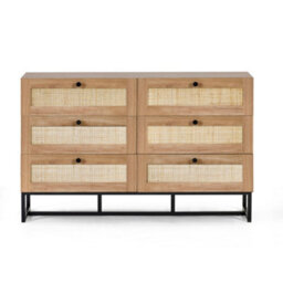 Oakham Premium Trelawny 6 Drawer Chest - Oak - thumbnail 6