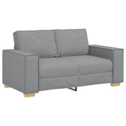 Vidaxl Sofa Set With Cushion 3 Pcs Grey 220 X 78 X 84 Cm Fabric - thumbnail 5