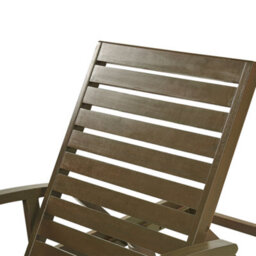 Beliani Sun Lounger Amantea Ii Reclining Acacia Wood Dark Brown - thumbnail 8