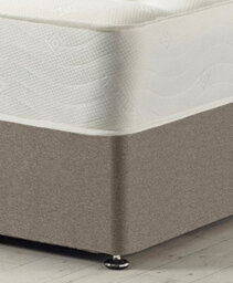 Somnior Beds Somnior Tweed Coffee Memory Foam Divan Bed With Mattress And 2 Drawers - Double - thumbnail 4