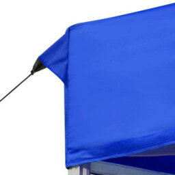 Walplus Professional Folding Party Tent Garden Gazebo Canopy Aluminium 6X3 M Blue - thumbnail 5