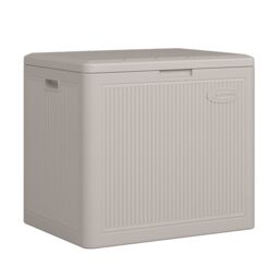 Suncast New York 83L Resin Garden Storage Box - Grey - thumbnail 6