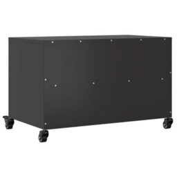 Berkfield Durable Tv Cabinet Black 68X39X43.5 Cm Steel - thumbnail 8