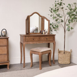 Melody Maison Dressing Table, Mirror & Stool Set - Ashwell Range