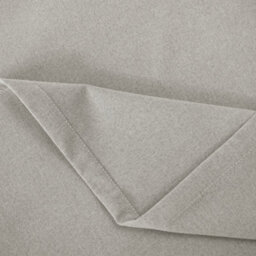 Happy Homewares Taupe Linen Style Blackout Eyelet Curtains - 46X63 Inch Drop - 2 Panel - thumbnail 3