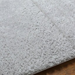 Livabliss Cloudy Shaggy-Solid Color Light Grey Plush Soft Pile Living Bedroom Rug 140 X 200 Cm Easy Care, Non Shedding - thumbnail 3