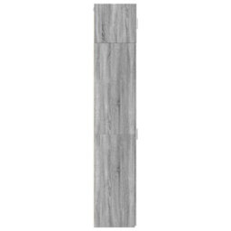 Berkfield Slim Storage Cabinet Grey Sonoma 40X42.5X225 Cm Engineered Wood - thumbnail 7