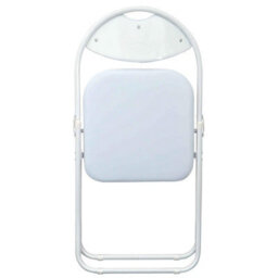 Harbour Housewares Padded Folding Chairs - White - Pack Of 4 - thumbnail 4