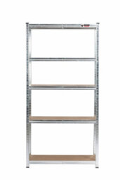 Rhino Racking 2 Bays - 180 X 90 X 40Cm - Galvanised - 5 Tier Boltless Heavy Duty Garage Shelving Unit - 1000Kg Load Weight - thumbnail 3