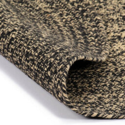 Vidaxl Handmade Rug Jute Black And Natural 150 Cm - thumbnail 2