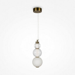 Luminosa Lighting Luminosa Maytoni Collar Modern Integrated Led Pendant Ceiling Light Gold 3000K - thumbnail 1