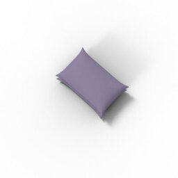 ARLinens Pair Of Pillowcase Polycotton Plain Dyed Housewife Pair Of Pillow Covers 75Cmx50Cm (Purple) - thumbnail 4