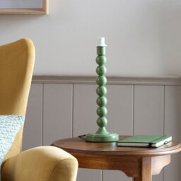 Loops 2 Pack Gloss Cotswold Green Table Lamp Bases With E14 Holders For Stylish Home Lighting - thumbnail 2