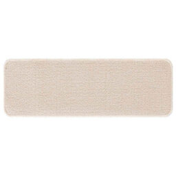 Berkfield Stair Mats With Latex Backing Cream 25X60 Cm - thumbnail 2