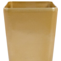 Beliani Gold Stone Tall Planter 40 X 40 X 76 Cm All-Weather Reinforced Fibre-Clay - thumbnail 3