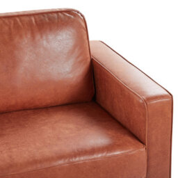 Beliani Living Room Set 4 Seater Savalen Faux Leather Golden Brown - thumbnail 8