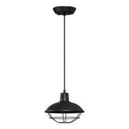 Vintage Nautical Industrial Ceiling Lamp Pendant Light Fixture Metal Cage Industrial Style - thumbnail 1