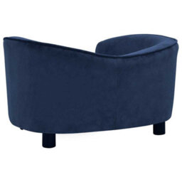 Vidaxl Dog Sofa Blue 69X49X40 Cm Plush - thumbnail 5