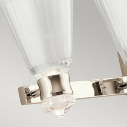 Luminosa Lighting Luminosa Kichler Kayva Integrated Led Wall Lamp Polished Nickel, 3000K, Ip44 - thumbnail 3