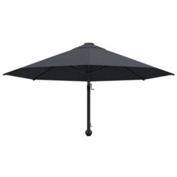 Berkfield Elegant Wall-Mounted Parasol With Metal Pole 300 Cm Anthracite - thumbnail 4