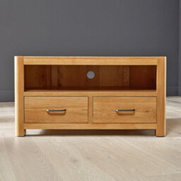 The Furniture Market Soho Oak Corner Tv Unit Up To 50 Tv Size - thumbnail 5