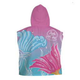 Barbie Childrens/kids Mermaid Hooded Towel Multicoloured (One Size) - thumbnail 2