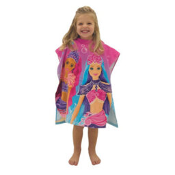 Barbie Childrens/kids Mermaid Hooded Towel Multicoloured (One Size) - thumbnail 4