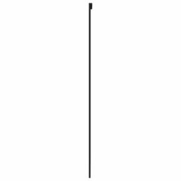 Berkfield Modern Sliding Door Black 90X205 Cm Tempered Glass And Aluminium - thumbnail 5