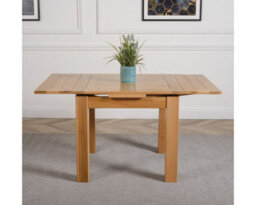 That's Furniture Richmond 90 - 150Cm Small Oak Extendable Dining Table - thumbnail 4