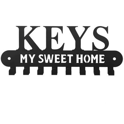 Bathroom Coat Hook, Coat Rack, Suitable For Bathroom, Kitchen, Living Room, Toilet, Screw Installation, Keys Letter - image 1