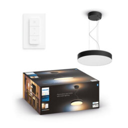 Philips Hue White Ambiance Enrave Pendant Black - thumbnail 1