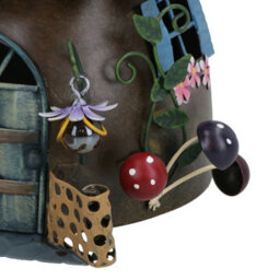 AB Tools Fairy Sunflower House Outdoor Garden Patio Sculpture Metal Ornament House - thumbnail 6