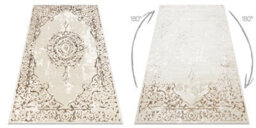 RugsX Carpet Allure 1961 Ornament, Frame - Structural, Stylish, Glamour Cream Gold 140X190 Cm - thumbnail 3