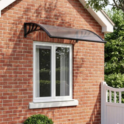 120Cm Door Canopy Awning Outdoor Window Rain Shelter  Wide Alu Frame - thumbnail 2